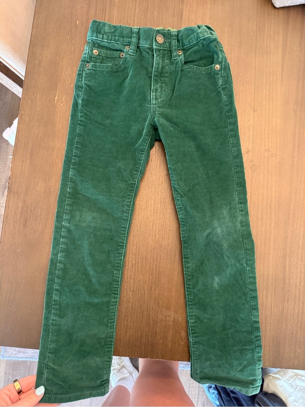 Crewcuts Green Corduroy Kids Jeans